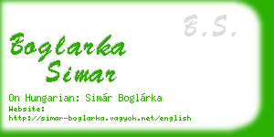 boglarka simar business card